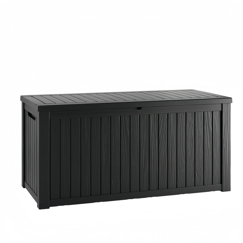Decksplore 270 Gallons Water Resistant Resin Lockable Deck Box